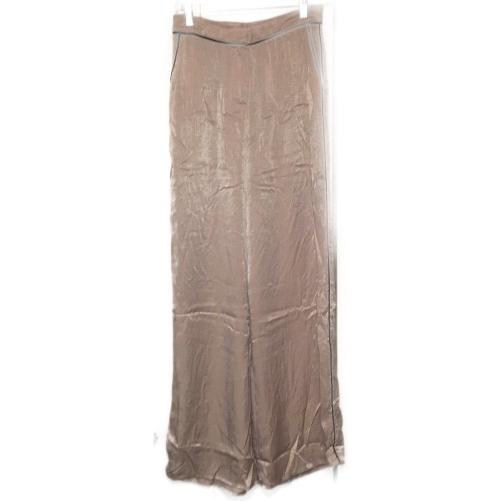 Do + BE NWT Blush Pink Shiny Wide Leg Pants SZ S